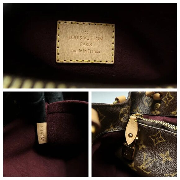 Louis Vuitton Montaigne Brown Monogram Canvas Satchel 1537-010525 - Picture 12 of 13